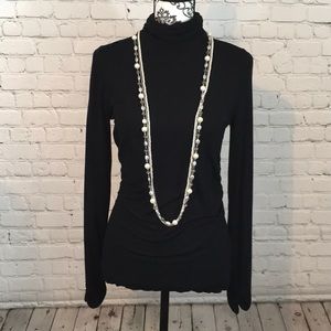 White House Black Market Long Sleeve Blouse